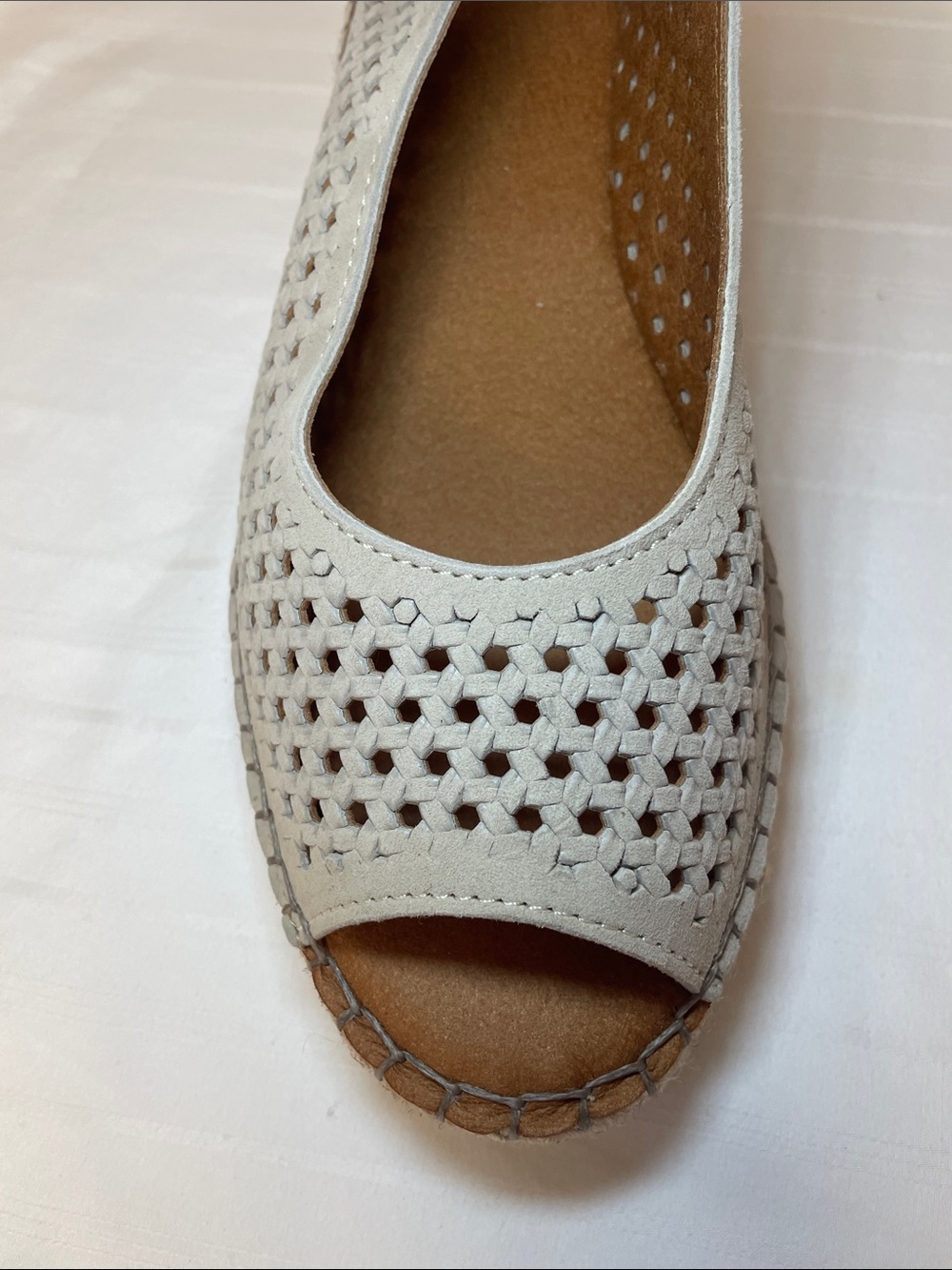 Brown’s Fullerton slingback wedge espadrille open toe sandals women’s size 8 - Picture 8 of 15